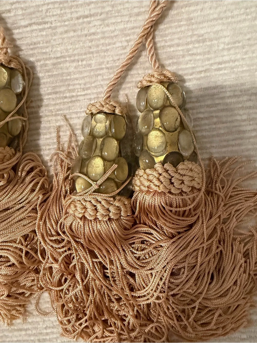 The Bombay Company Vintage Decorative Tassel curtain tiebacks